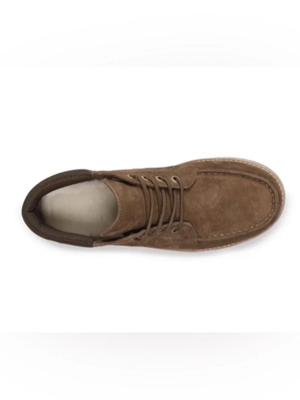 Koolaburra Men's Brown Suede Chukka with Tan Sole Size 10